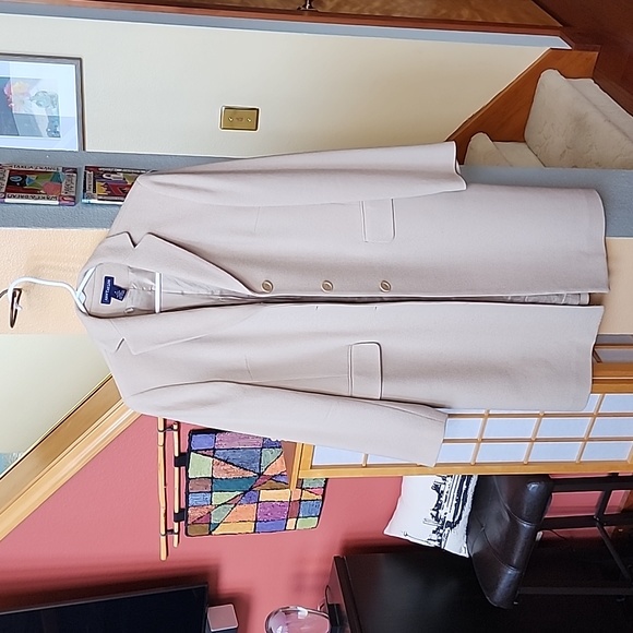 Ann Taylor light beige duster size 6 - Picture 14 of 14